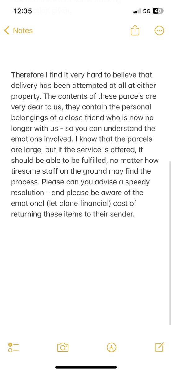 Copy_Chops's tweet photo. @RoyalMailHelp Please can you help:

Tracking no 1:: PBBL7806581001
Tracking no 2: PBBL7806604001
Enquiry Reference: 230820-001667

There has been zero attempts of delivery made for either parcel – and the personal circumstances surrounding this have caused great distress. https://t.co/Vo0qMI1PJG