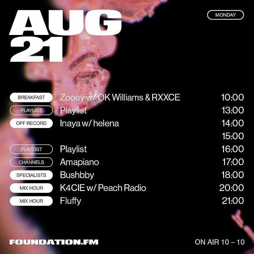 CourtvdWalt's tweet photo. Super grateful to be back on @foundation_fm tonight from 10-11pm SA time 🔮 https://t.co/XO3SSIjPeZ