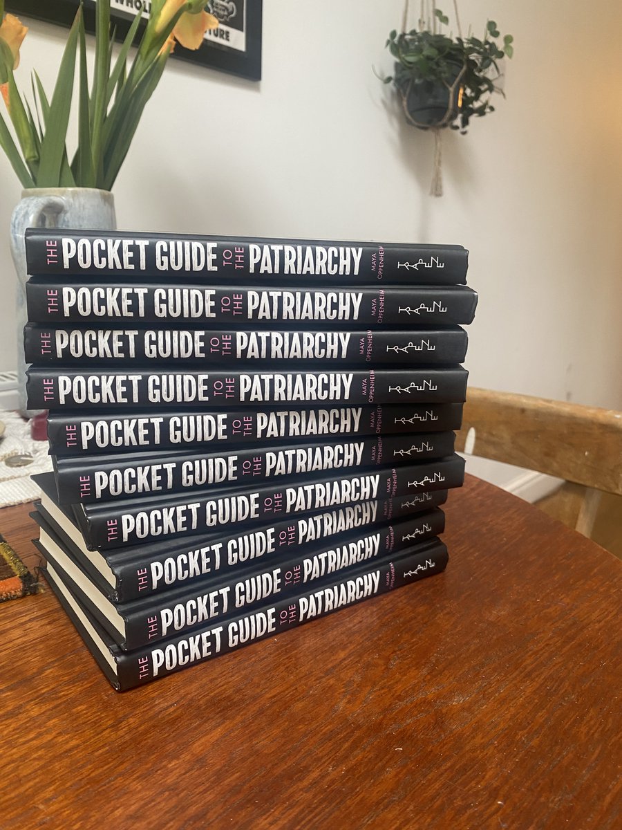 📚🚀PERSONAL NEWS📚🚀: My dream as a little kid was always to write “chapter books” and now I'm thrilled to announce I've written a book with 22 chapters. The book is called The Pocket Guide to the Patriarchy and it is being published next Thursday