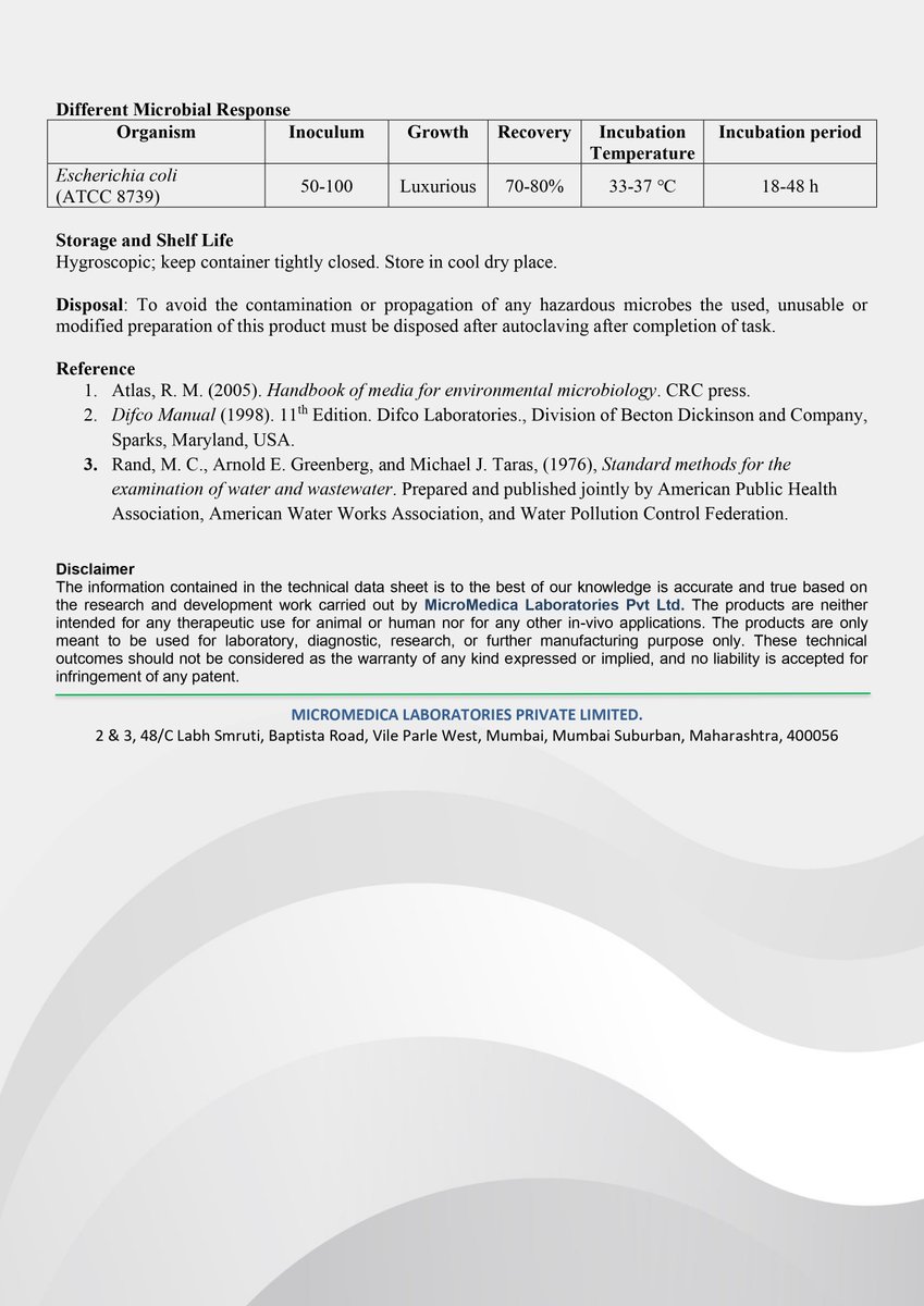 MicroMedicalab's tweet image. 🔬 Discover Our Luria Bertani Agar (Miller) (MML-LBA-01) 🦠

Perfect for Escherichia coli cultivation. Safe, high-quality medium for labs. Order now! #Microbiology #LabEssentials