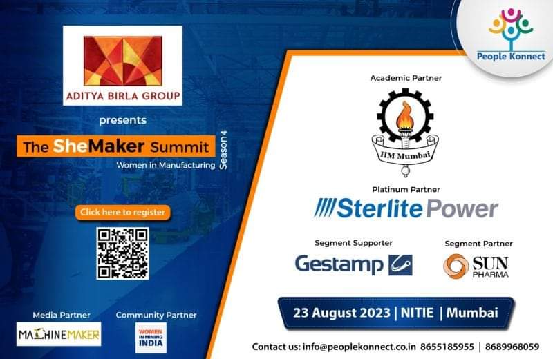 IIMMumbai's tweet photo. Countdown has begun, The SheMaker Summit season 4 happening at IIM Mumbai, join us for the summit click on the link below to know about summit
More details on https://t.co/HiLynsrZVk
#manufacturing #dei #diversityandinclusion #womeninmanufacturing #shemaker #PeopleKonnect https://t.co/eSNCIrYo8o