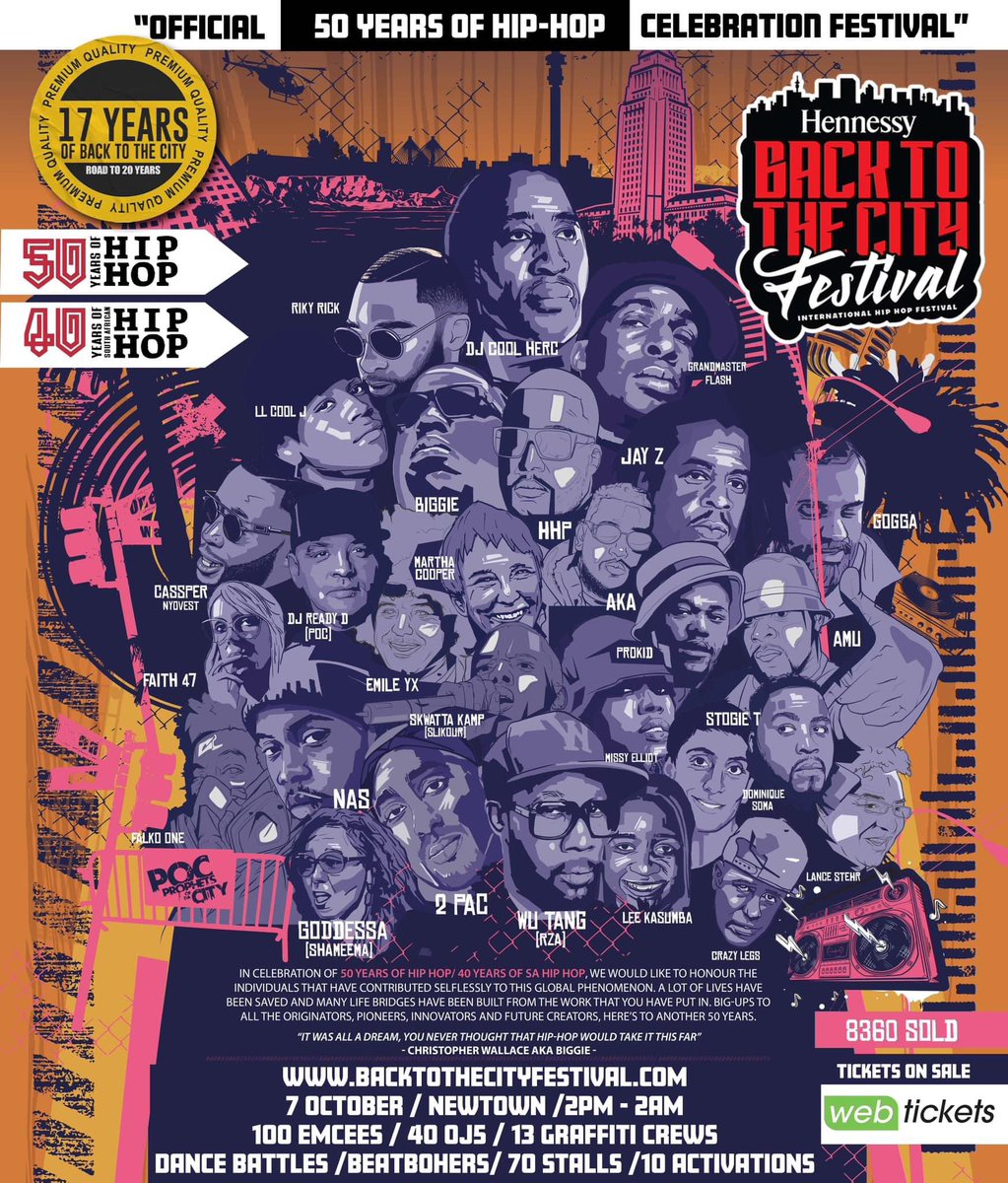 McnadyMedia_SH's tweet photo. Let’s celebrate with one of the greatest in country & continent @BacktothecitySA @TeezNation_SA #SibadalaEpLaunch #50yearsOfHipHop
#40yearsOfSAHipHop
#17yearsOfBackToTheCity
#BTTCxHenessy https://t.co/BeWzRt2QO6
