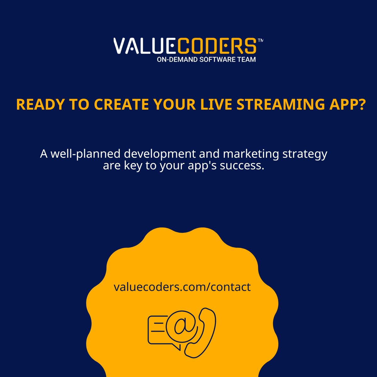 Ready to turn your live streaming app idea into reality? 🚀 Don't miss out on this invaluable guide! Check out the blog now: valuecoders.com/blog/app-devel… #AppDevelopment #LiveStreamingApp #AppCost #ValueCoders