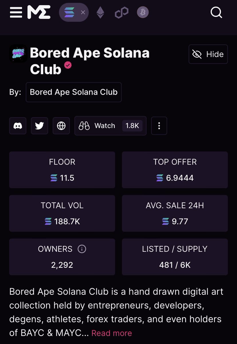 Bored Ape Solana Club tweet media