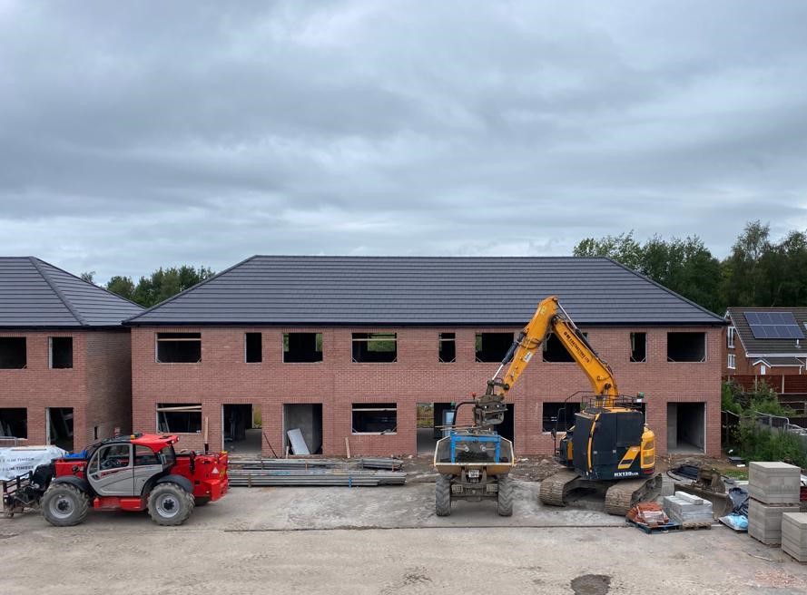 Our Bickershaw scheme in Wigan for <a href="/JigsawHG/">Jigsaw Homes Group</a>  Homes Group Ltd looking very sharp and on target. Great work <a href="/HolmpatrickDev/">Holmpatrick Developments Ltd</a> ! 🏗️🏗️🏗️🧱🧱🧱