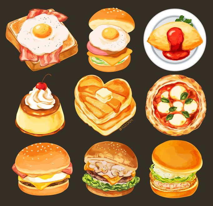 「ハンバーガー ケチャップ」のTwitter画像/イラスト(新着)
