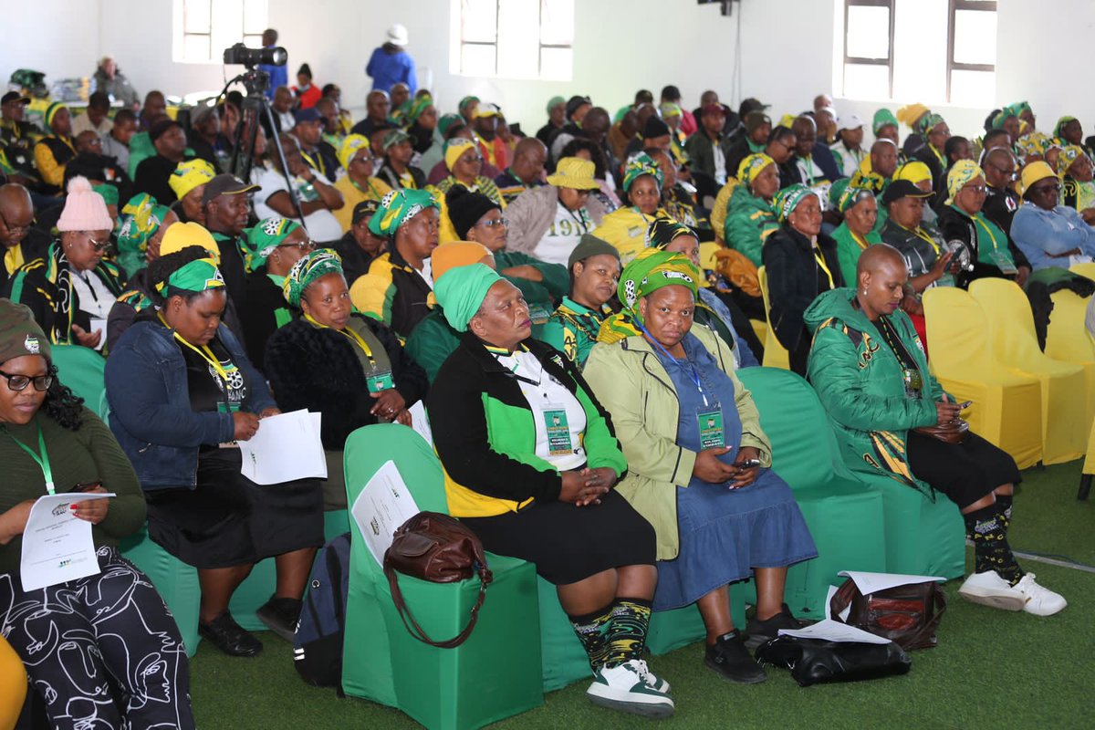 WongamaGela's tweet photo. I am delivering the political report to the #ANCRGC currently underway at Dicla Farm under the theme “The year of decisive action to advance the people’s interest and renew our movement”. https://t.co/oJx3DNQofM