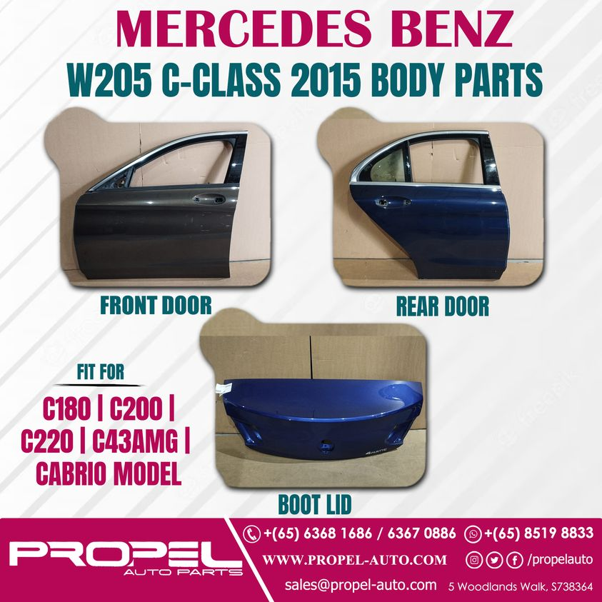 propelauto's tweet photo. Mercedes W205 C-Class Body Parts #OnSale

🔥Door shell | Door Glass | Door Accessories | Boot / Trunk lid🔥

Ping us &amp; Replace your car dented Body parts🤗🚙

#W205 #C180 #C200 #C250 #Windowregulator #Bootlid #Sedan #GermanImported #Stockist #PropelAutoParts #MercedesStockist #SG https://t.co/tocEfiKnuR