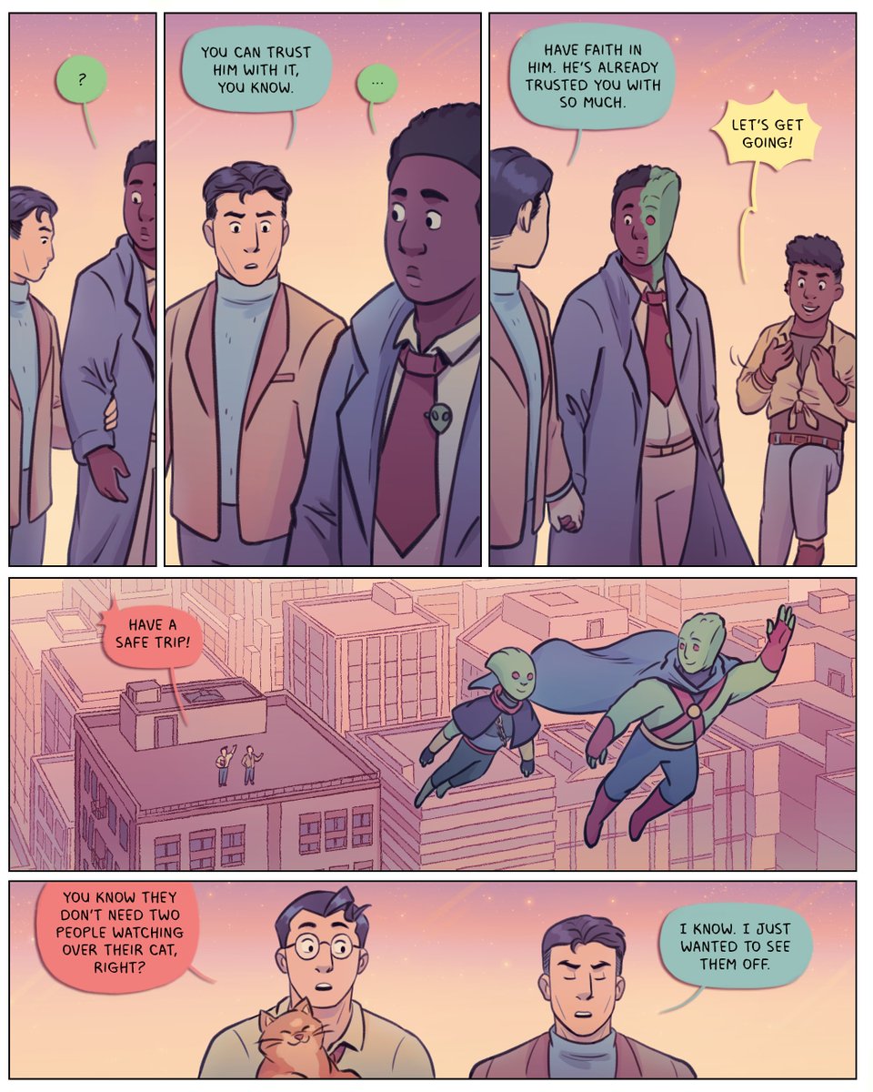 Sons of Mars, a Martian Manhunter fancomic about twins and memories 👽(1/11) 