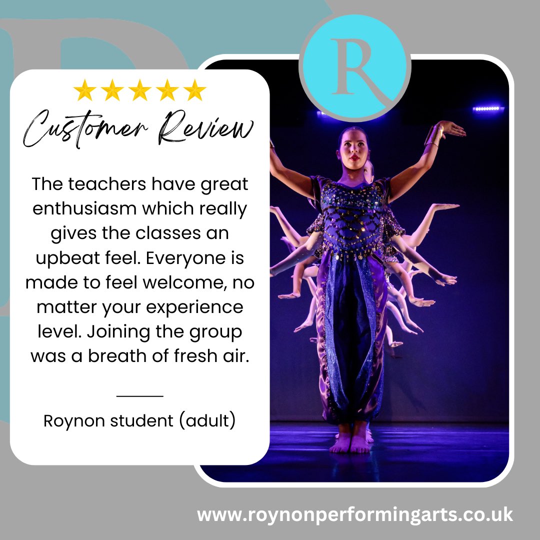 🤍ADULT CLASSES &amp; MORE🤍
Check out this lovely review from one of our adult dance class students. 🩰
If you’re 16+ we’ve got you covered… 🫶🏼Dance, music and drama classes for young adults through to retirement age for absolutely all abilities! ♥️