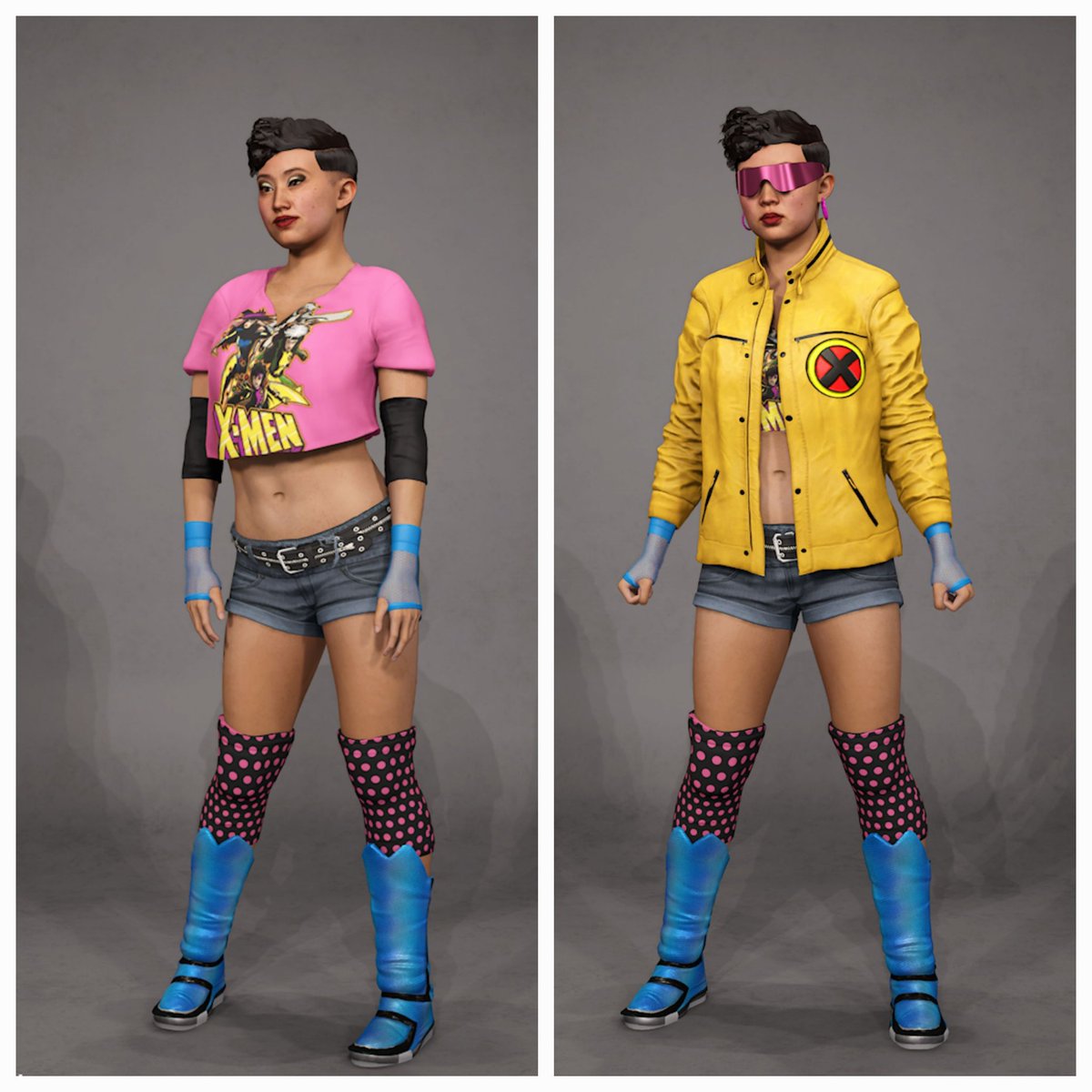 AyoSheed's tweet photo. Reintroducing the 
SlamPro women's champion, 
Miko Hirai!
I'll stop procrastinating and put her on CC at some point this year! 😆 #SlamPro #WWE2K23 #XboxSeriesX https://t.co/IKV9vBu8tu