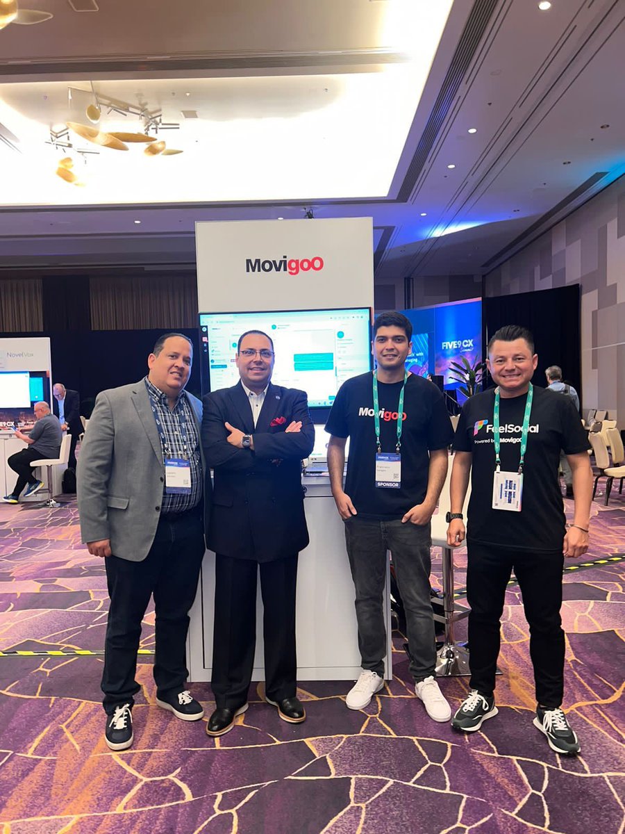 Movigoo's tweet photo. Les dejamos un resumen de lo que fue el CX Summit 2023 en Las Vegas junto a nuestro partner @Five9.💪

Gracias a todos los que nos visitaron en el stand, a nuestros clientes por acompañarnos y a nuestro partner por crear este espacio. 
¡Nos vemos el próximo año!🥳
#Five9CXSummit https://t.co/RnwOqDKmhj