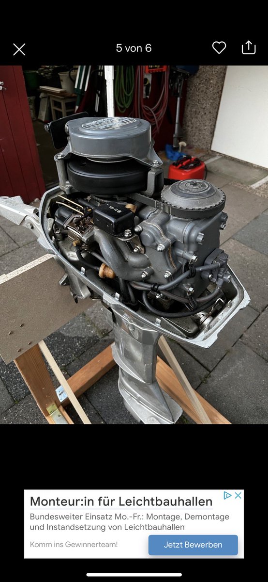 SaschiHurley22's tweet image. Neuer 4 takt Außenbordmotor damit ich nicht mehr liegen bleibe und zukunftsfähig 😂 #segeln #sailing #bootlife #boatlife