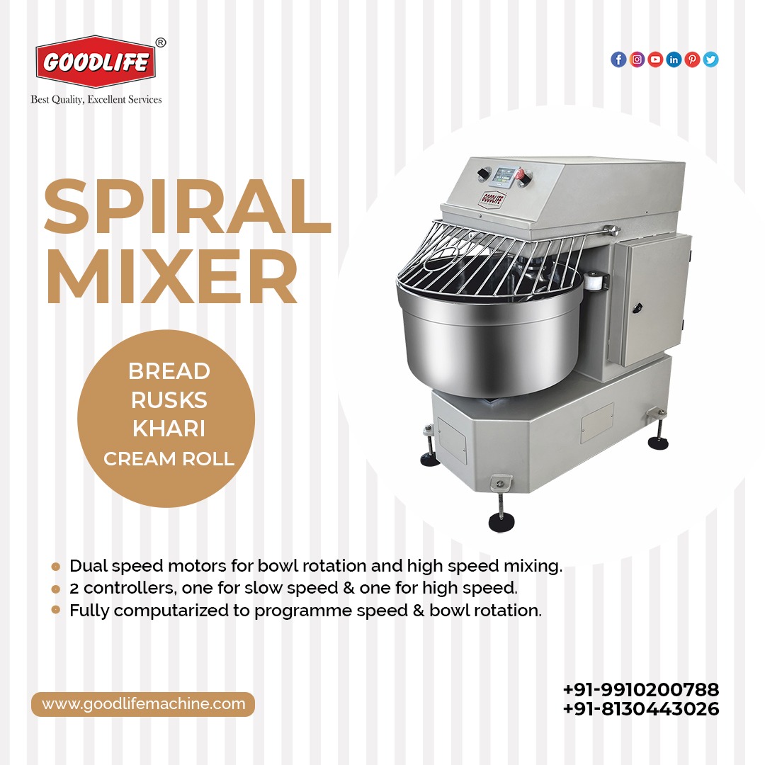 Elevate Your Bakery Business 🥖 with the Ultimate Twin Speed Automatic Spiral Mixer!

🌀 Achieve Unmatched Quality and Precision for Your Baked Creations. 🔥

Visit goodlifemachine.com 🌐

#BakeryBusiness #SpiralMixer #BakeryEquipment
#GoodlifeTechnologies #BakerySupplies