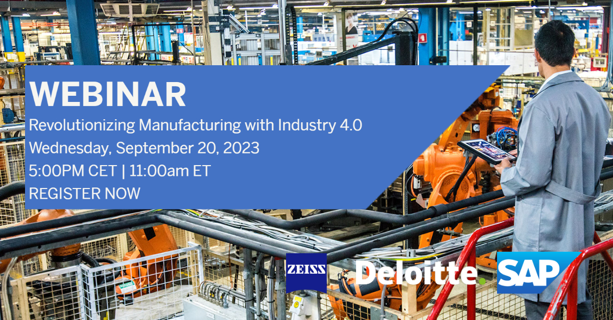 PabloOspinaBuzz's tweet photo. Join us as we speak with ZEISS Group's Head of Connected Smart factory, Jochen Scheuerer about revolutionizing manufacturing with Industry 4.0

Register here: https://t.co/fZvhnnPFsv https://t.co/kLQ33AE1XF