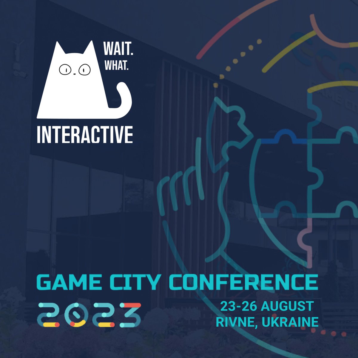 Let's go to the summer atmosphere of games!🌞Wait What Interactive will take part in GAME CITY CONFERENCE Rivne 2023!

Game City is an opportunity to deepen your knowledge and enjoy the fun parties and unrivaled places of this region during the summer weekend 🏙🎈
#GameConference