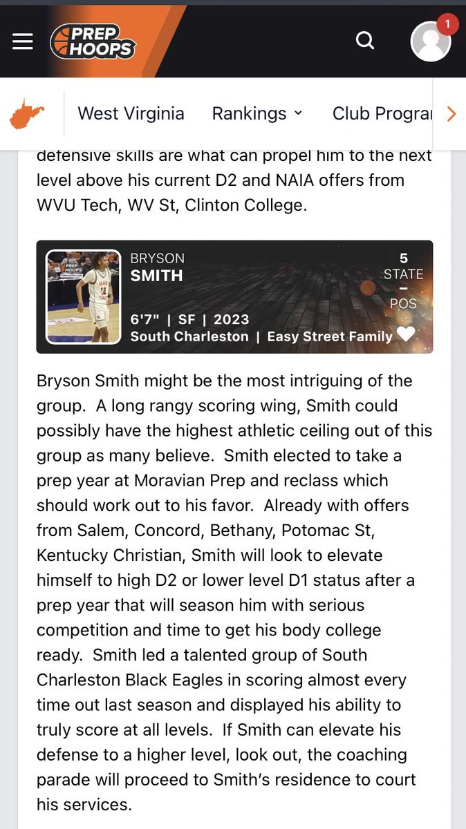 Bryson Smith (@brysonsmith_304) on Twitter photo Thanks for the write up and constructive criticism!! <a href="/PrepHoops_WV/">PrepHoopsWV</a> Definitely working on myself for the next Level. <a href="/moravianprepnat/">Moravian Prep National</a> @WVBlueChipHoops <a href="/OllyReedSports/">Olly Reed Sports</a> Thanks for the write up and constructive criticism!! <a href="/PrepHoops_WV/">PrepHoopsWV</a> Definitely working on myself for the next Level. <a href="/moravianprepnat/">Moravian Prep National</a> @WVBlueChipHoops <a href="/OllyReedSports/">Olly Reed Sports</a>