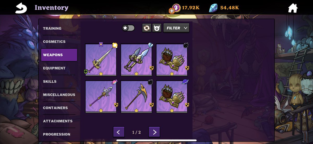 AdlerSofie's tweet photo. Dear #Devikinians, new week new #Giveaway and like last time someone can win a Forge Hammer 🔨 

Tag as many of your friends and acquaintances as possible who don't play #Devikins yet 😈

I hope this hammer brings you an Eldritch weapon 🤞

#Web3 #GameFi #KleverChain 💜 #DVK #NFT https://t.co/7BX2tRcsyM