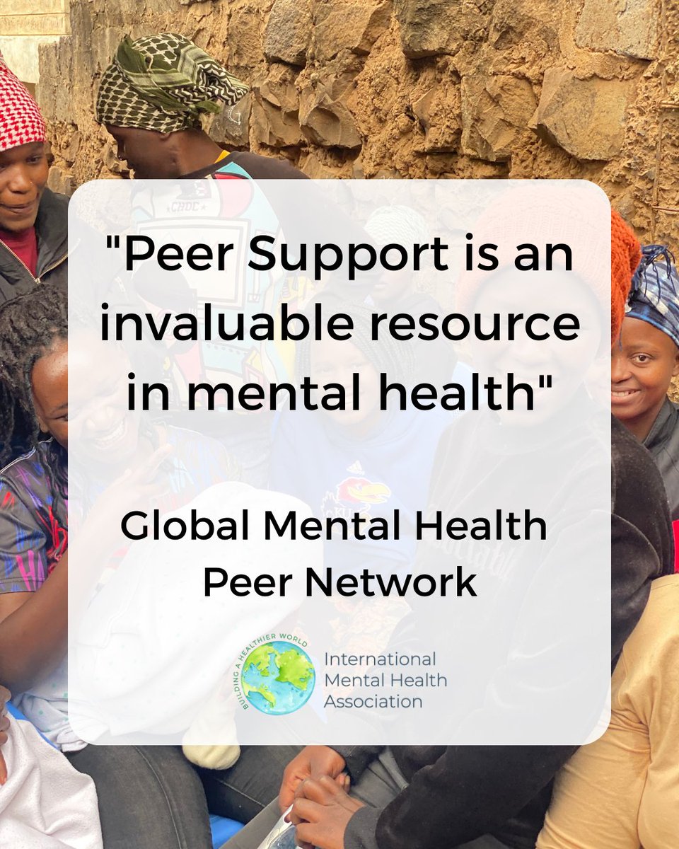We certainly agree with @global_peer. Peer support remains a fundamental pillar of our work that allows us to reach many more people with much needed mental health interventions. #globalmentalhealth #mentalhealth #mentalwellness #inclusiveglobalmentalhealth