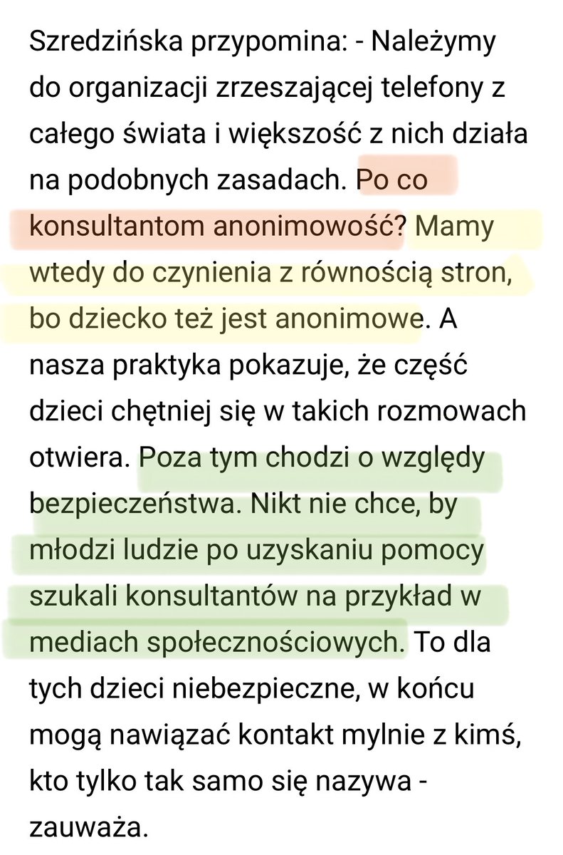 jsuchecka's tweet photo. Widzę, że panowie z OI nadal nie chcą przyjąć do wiadomości, jak działają i komu służą telefony zaufania. Więc przypominam tekst z 4 sierpnia (odmówili komentarza inaczej niż przed kamerą w programie na żywo).
Więcej: https://t.co/ODQxDGSm3W https://t.co/cZtGUGQMia