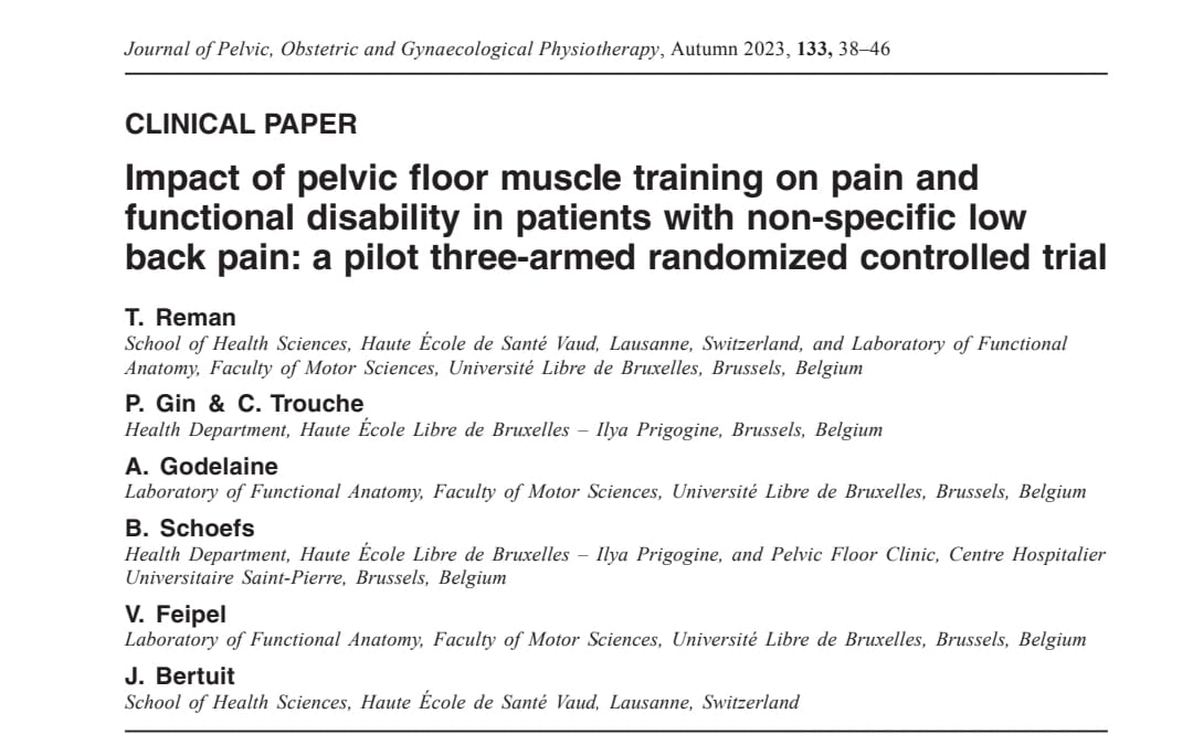 JPOGP's tweet photo. ⭐ SNEAK PEEK ALERT! ⭐

Take a look below at one of the articles in our upcoming POGP Journal! 👀📚

#jpogp #pogp #pelvicfloormuscletraining #pain #functionaldisability #nonspecificlowbackpain https://t.co/UXv510nqFo