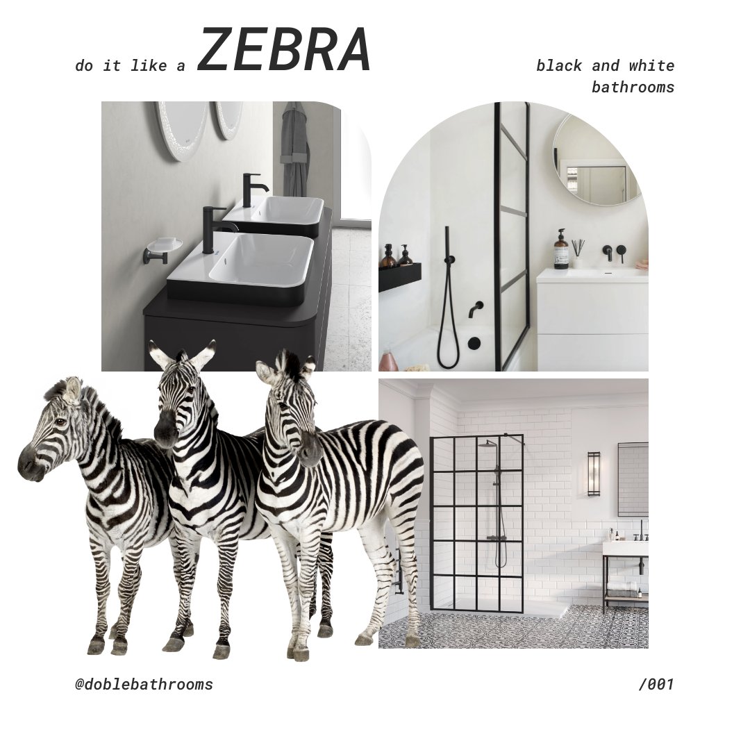 DobleBathrooms's tweet photo. Mother nature knows best, keep it monochrome with your new bathroom with beautiful black and white giving a starck crisp modern clean look.

#black #white #bathroom #blackandwhite #blackandwhite_perfection #blackandwithe #blackseries #bathroomideas #blackandwhiteinterior https://t.co/sU01KPJEFc
