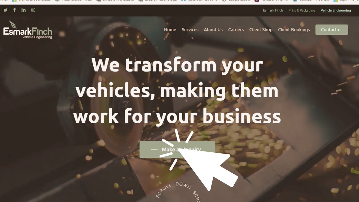 EsmarkFinchVeh's tweet photo. THE WORLD WIDE WEB....

We are on the world wide web folks! Check out our new website, https://t.co/zluaIiAoih for all the latest news, what we do and all of our contact details to get in touch for a quote or to book some work in! https://t.co/cXHGNa4n17