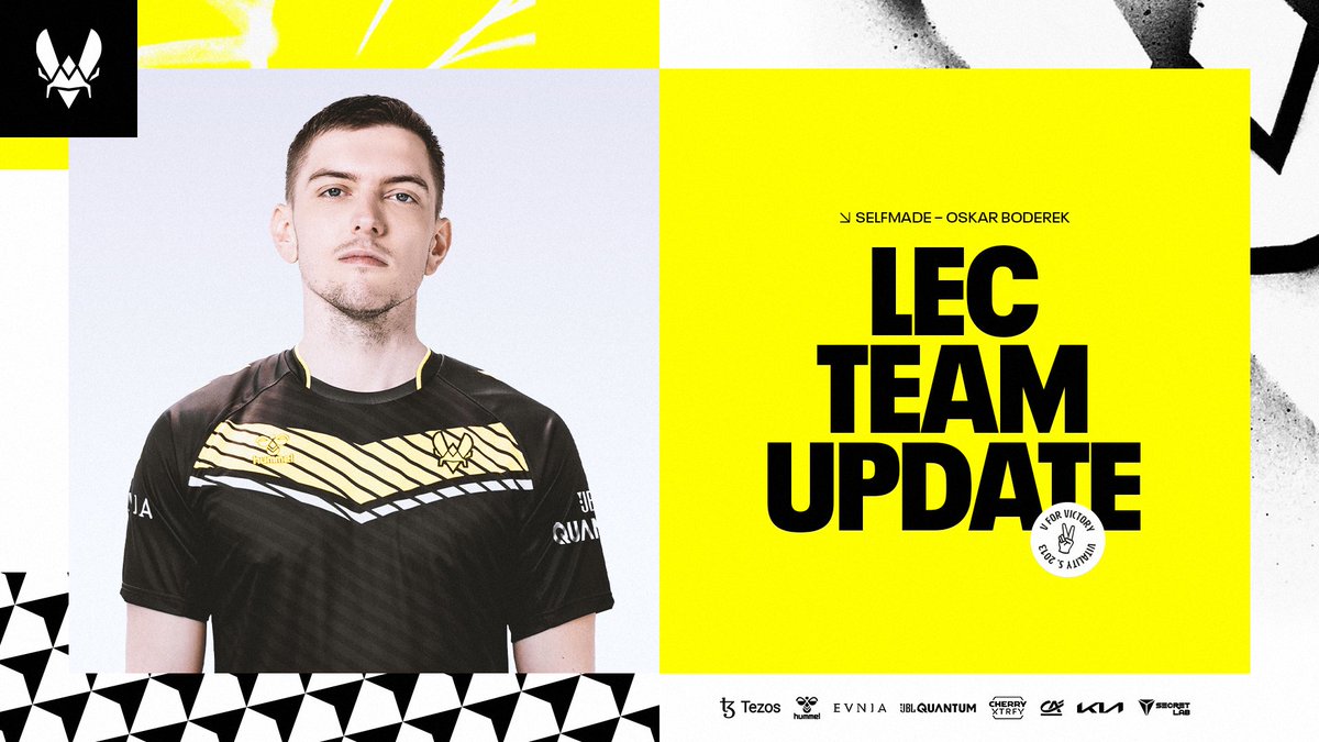 TeamVitality's tweet photo. Today we announce that @selfmade_LoL is no longer a part of Team Vitality.

We've come to a mutual agreement to part ways, but we want to give our sincerest thanks to Oskar for his support and dedication while being a part of our club.
 
Good luck with everything in the future💛 https://t.co/faYOskRsLD