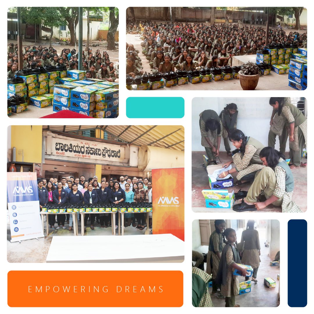 mmsholdings's tweet photo. MMS Holdings' latest initiative: providing quality shoes to students. It's not just about footwear; it's about confidence & safety. A big thanks to our team & partners for the support. 🚶♀️👟 #OneMMS https://t.co/QQXzwrmOHe