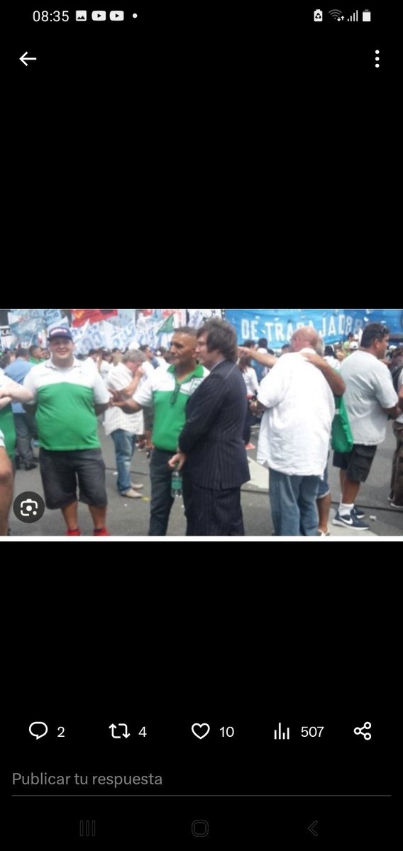 Luisenr91059242's tweet photo. @MrCluni La mentira la ignorancia y la violencia 
Son las caracteristicas identitarias de todo peronista.
Por lo cual en este caso son prueba irrefutable de que Milei es peronista. https://t.co/eSsQg76IEO