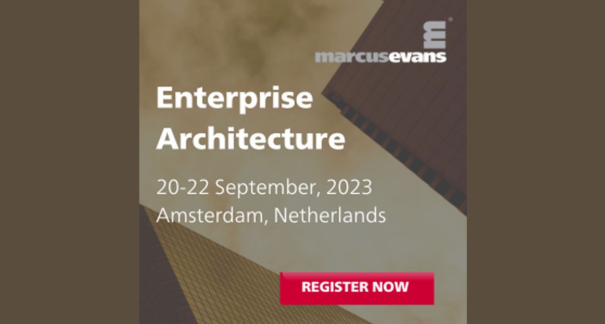 DGIFramework's tweet image. Join The marcus evans #EnterpriseArchitecture Conference on September 20-22 in Amsterdam, Netherlands, to explore strategies and frameworks for growth and success. DGI members save €200 on registration! ow.ly/g9FU50OV9N2