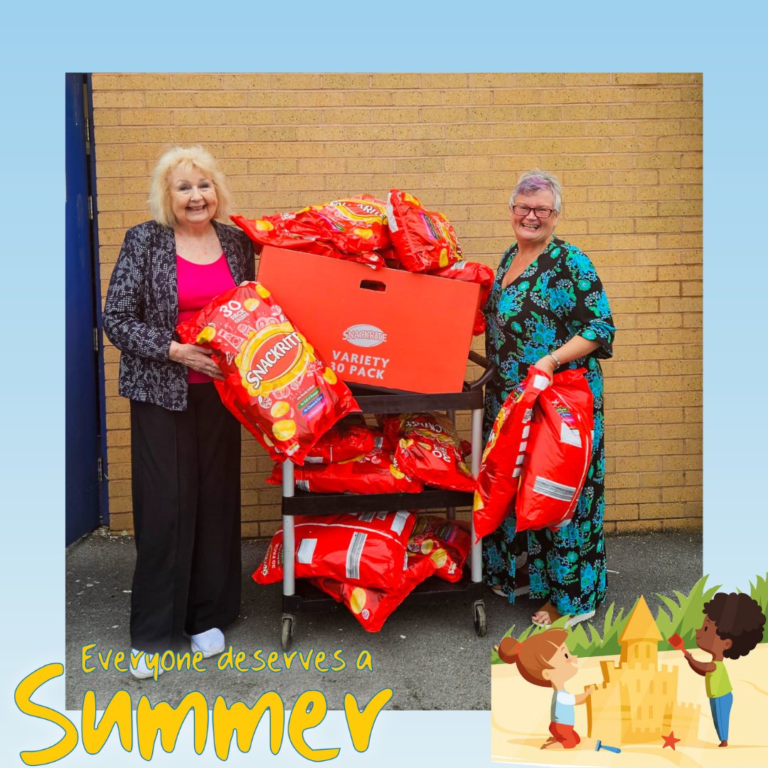 carolynharris24's tweet photo. #EveryoneDeservesASummer is in full swing as we try and pack in as much fun for the little ones before they go back to school☀️

A big thank you to @SinclairVans for helping us deliver packed lunches 🥪 and to Julie Williamson from High Street Car Boot Sale for the donation 1/4 https://t.co/QQXoIBwDGC