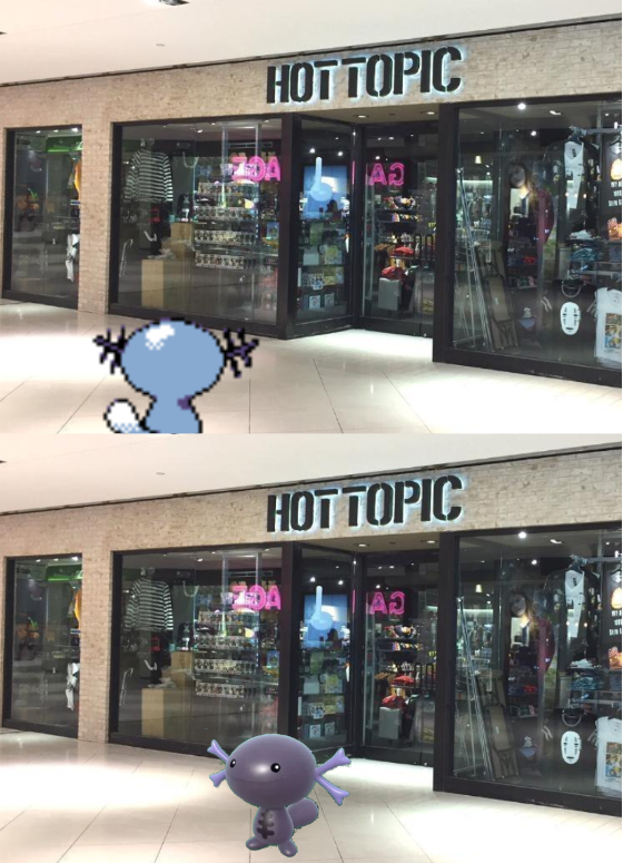 Wooper walks into Hot Topic, and emerges as an edgy Paldean Wooper