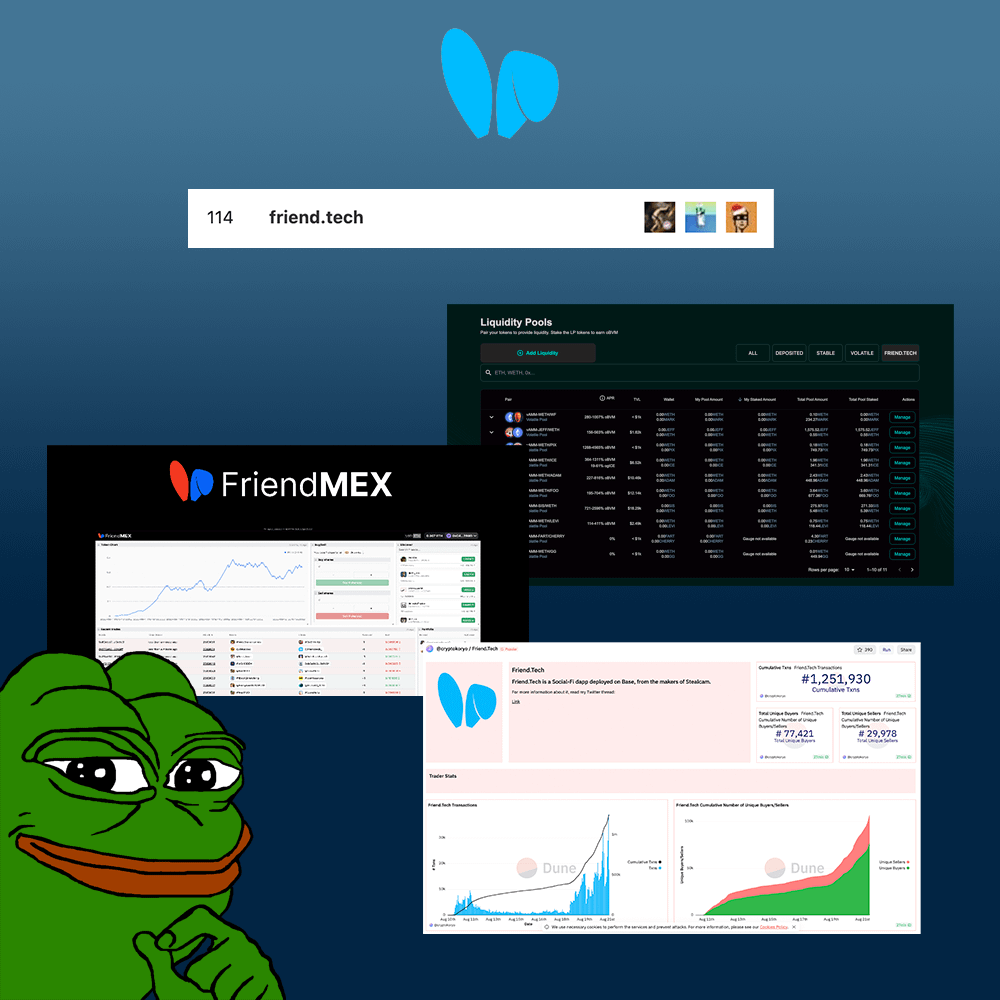 For those that want to dive even deeper into <a href="/friendtech/">friend.tech</a>...

Here are some useful friend tech tools and resources 🧵👇