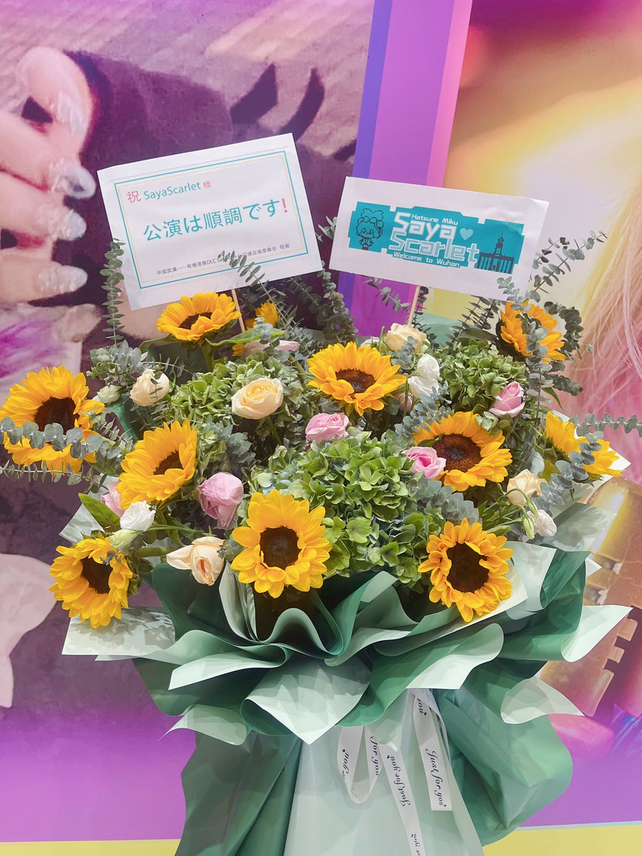 こんなにお花を頂いたのは初めて！😭🩵 https://t.co/qF9bXJAquD
