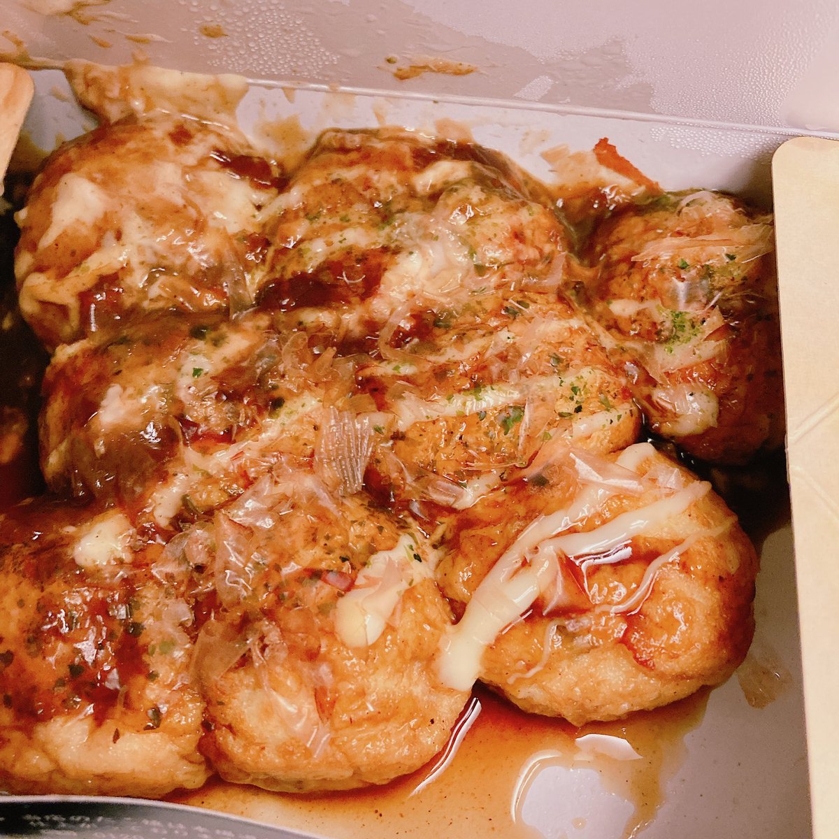 友達とタコパしつつ帰ってきた🐙 