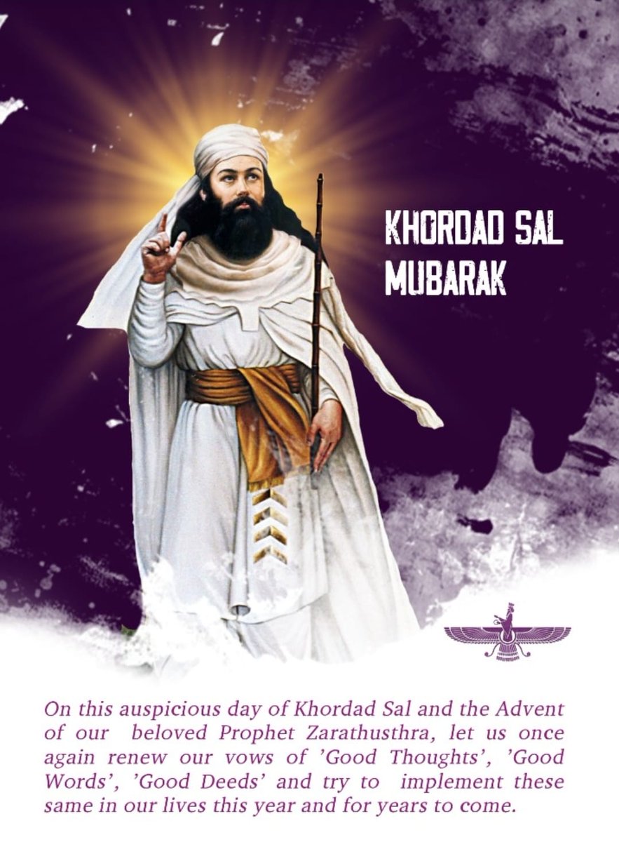 ZorosConnection's tweet photo. Khordad Saal Mubarak https://t.co/kiE2YENUq1