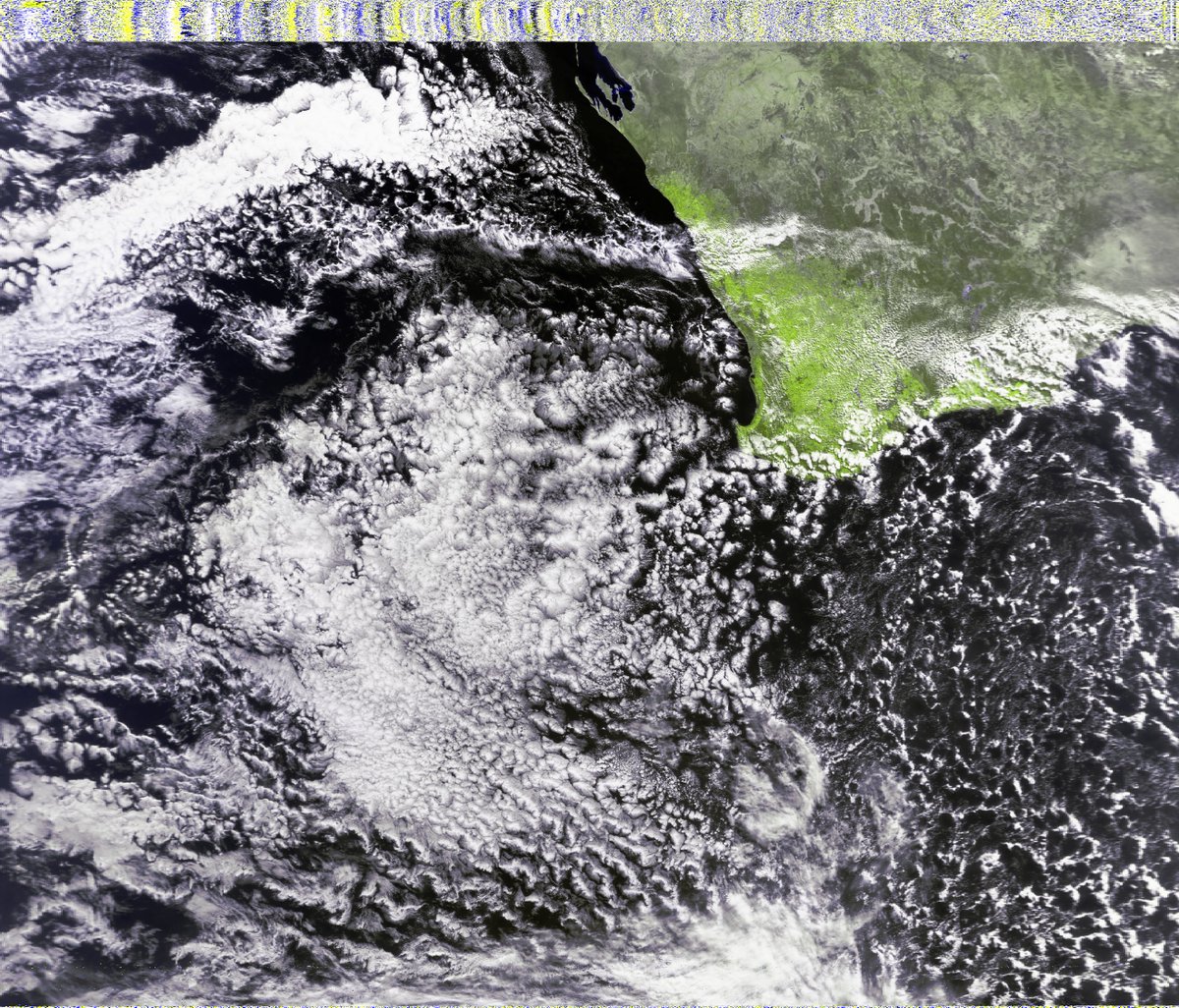 plugger_lockett's tweet photo. After Meteor this morning I also looked at NOAA 18 over L band. #sdr #satdump #hprt https://t.co/2w731qwLcH