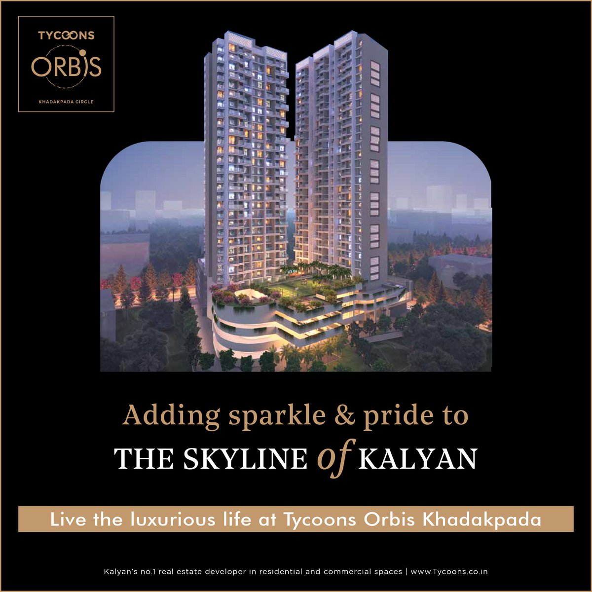 Tycoons_Group's tweet photo. Discover opulent living at Tycoons Orbis in Kalyan's Khadakpada Circle. Prestigious 2BHK residences offering urban luxury. 

Click hear to know more -https://t.co/Ky7pR9WP9X

#TycoonOrbis #TycoonDevelopers https://t.co/y3iurGlZSa