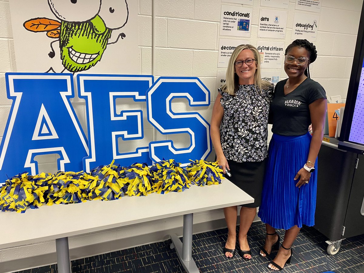 Alanton admin is ready for a great school year! <a href="/AlantonAstros/">Charlene Garran</a> <a href="/SeeDotWilson/">Dr. Courtney Wilson</a>
