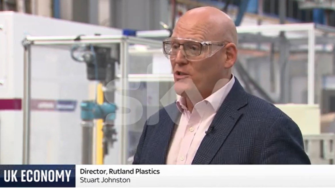 Bit of a different end to the week, Sky News popped into the factory to talk to us about the state of the UK economy.  youtu.be/L2p4hcTrCgo
