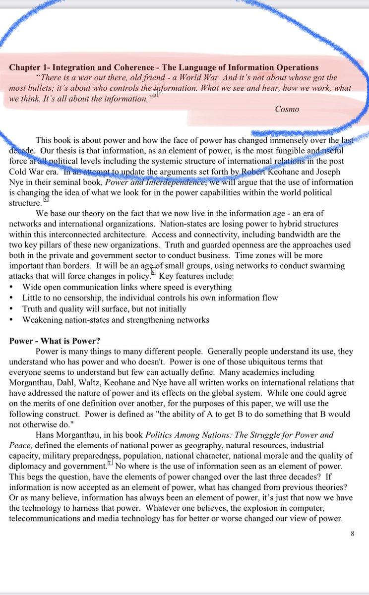 Are you a victim of information warfare? “Information Operations: The Hard Reality of Soft Power” web.stanford.edu/class/msande91…