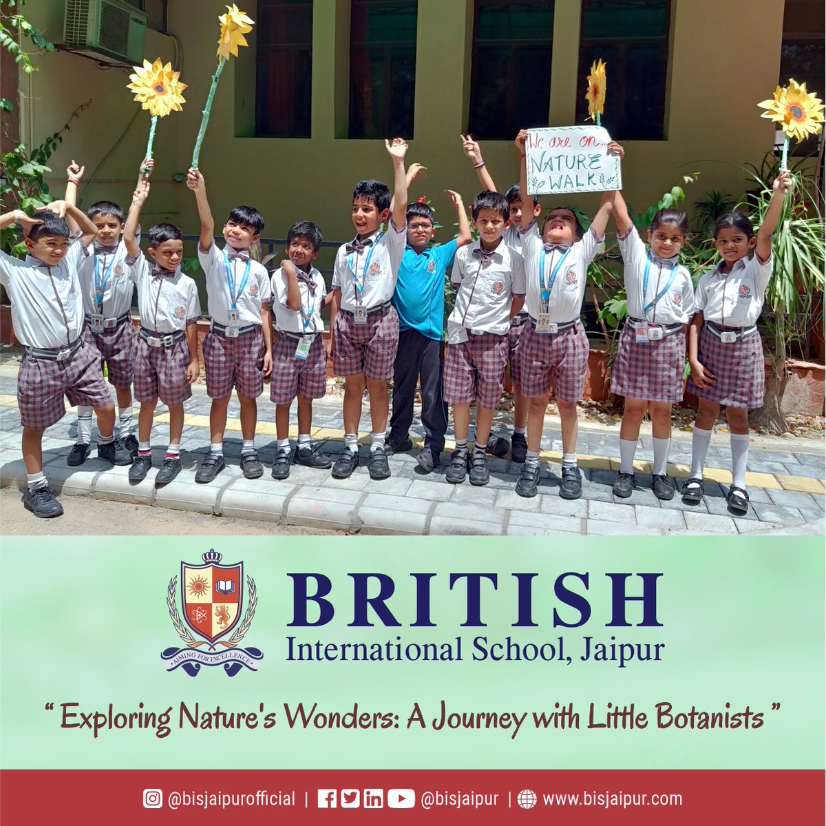 🌱 Exploring Nature's Wonders: A Journey with Little Botanists 🌿

#bisjaipur #britishinternationalschool #bisjaipurofficial #bisjaipurcampus #NatureWalkAdventures #LittleBotanists #GrowingGreenMinds #nature #bestschool #bestschoolinjaipur #topschoolinjaipur #CBSE