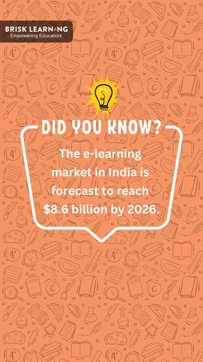 brisklearning_'s tweet photo. Did you know?🧐

#elearning #Indian #edtech #teachersoftwitter #teacherstudent #TeacherSupport #LearningAndDevelopment #learningfrominnovation #technologies #tech #techtwitter #Tech4All https://t.co/7wgIry0IM0