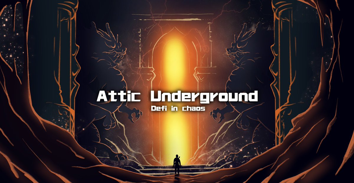 Atticnovelnft's tweet image. 全体起立！！！

还记得上次 @AtticJason 老板发起的活动…

下面这位幸运儿中的头奖…
@rongen21 

Attic地下城也将有望和商城大版本更新一起上线…

Attic Underground，一个没有秩序的地方…

一个充满各种Defi玩法的神秘空间…

欢迎来到 - Attic地下城.

“更多细则随后看心情随机公告”

略略略🌚