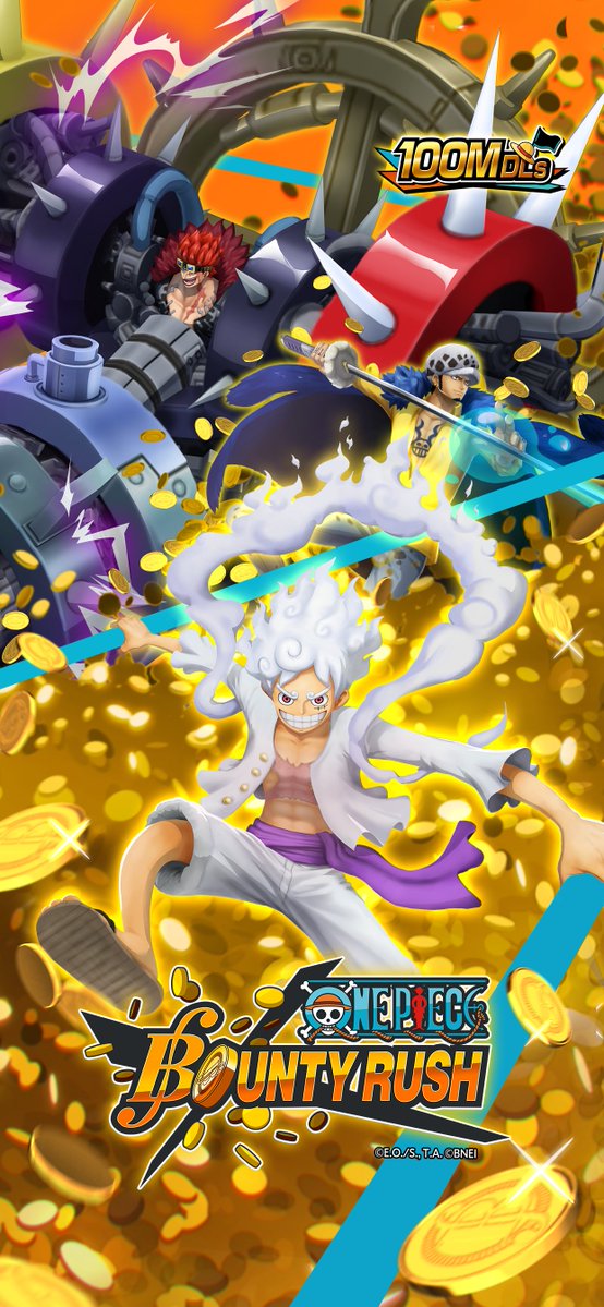 OPBR_global's tweet photo. [Over 100 Million Downloads Key Visual Pre-release!!]
To commemorate more than 100 million downloads, we're updating the title screen!
We'll also be gifting iPhone, Android &amp; PC wallpapers, plus icons for social media!
Feel free to use them!

#BountyRush
#ONEPIECE https://t.co/ZIZn5TeqCm