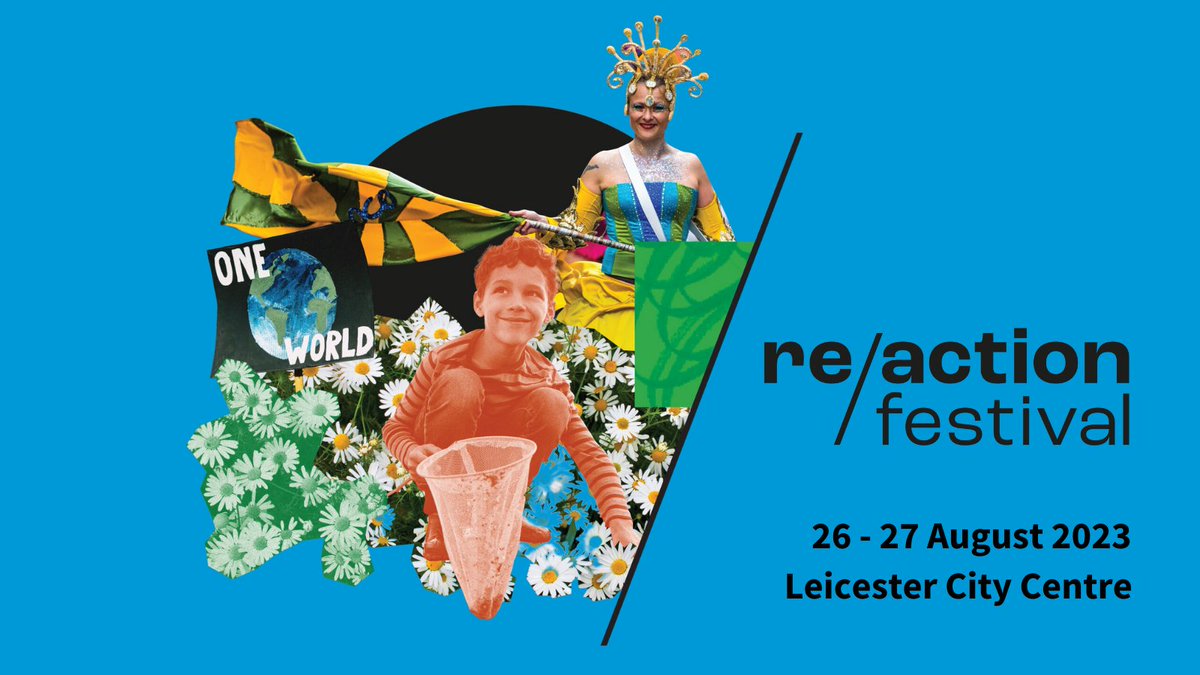 Leicester_News's tweet photo. This August #BankHoliday, don't miss #ReactionFestival2023 in partnership with
@_ArtReach
Enjoy free activities, pop-up performances, exhibitions and installations spread across the city centre, celebrating #CreativityForTheClimate
More details here: https://t.co/bUS4rApC14 https://t.co/72hVlleO37