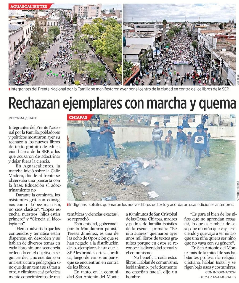 Melissa_Bely's tweet photo. Como diría el autócrata:

"El pueblo no es tonto.. tonto es quién cree que el pueblo es tonto"

Los niños necesitan libros para superarse y no para rendirle honores a un M€DIØCR€ que tardó 14 años en titularse..

A ver si con esto López Obrador ya escucha y ve al pueblo, porque la gente actúa y ya no se deja manipular tan fácilmente.

Este gobierno quiere un pueblo ignorante, analfabeta y sometido para seguir manipulandolo, pero NO lo va a conseguir..