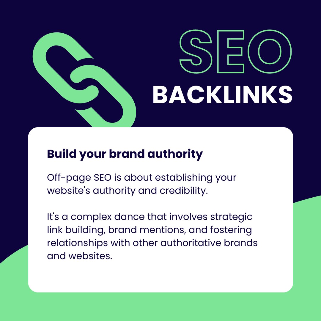 Off-page SEO is the bridge that connects your website to the broader online world.

Backlinking, guest blogging and social signals are just a handful of off-page SEO strategies you can use.

#offpageseo #seo #searchengineoptimisation #getfoundonsearch #digitalmarketing #qbd