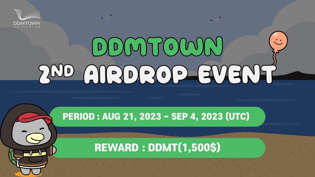 2nd DDMTOWN Gleam Event

🗓Period : Aug 21, 2023 ~ Sep 4, 2023 (UTC)
🎁Reward : $DDMT(1,500$)
🙌Winner Announcement : Sep 5, 2023 
🙌Airdrop Date : TBA

Gleam Event : gleam.io/PfEFf/ddmtown-…